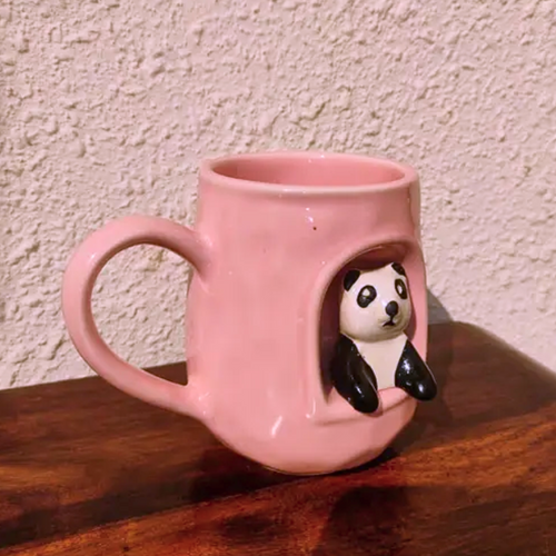 Pink Panda 3D Mug