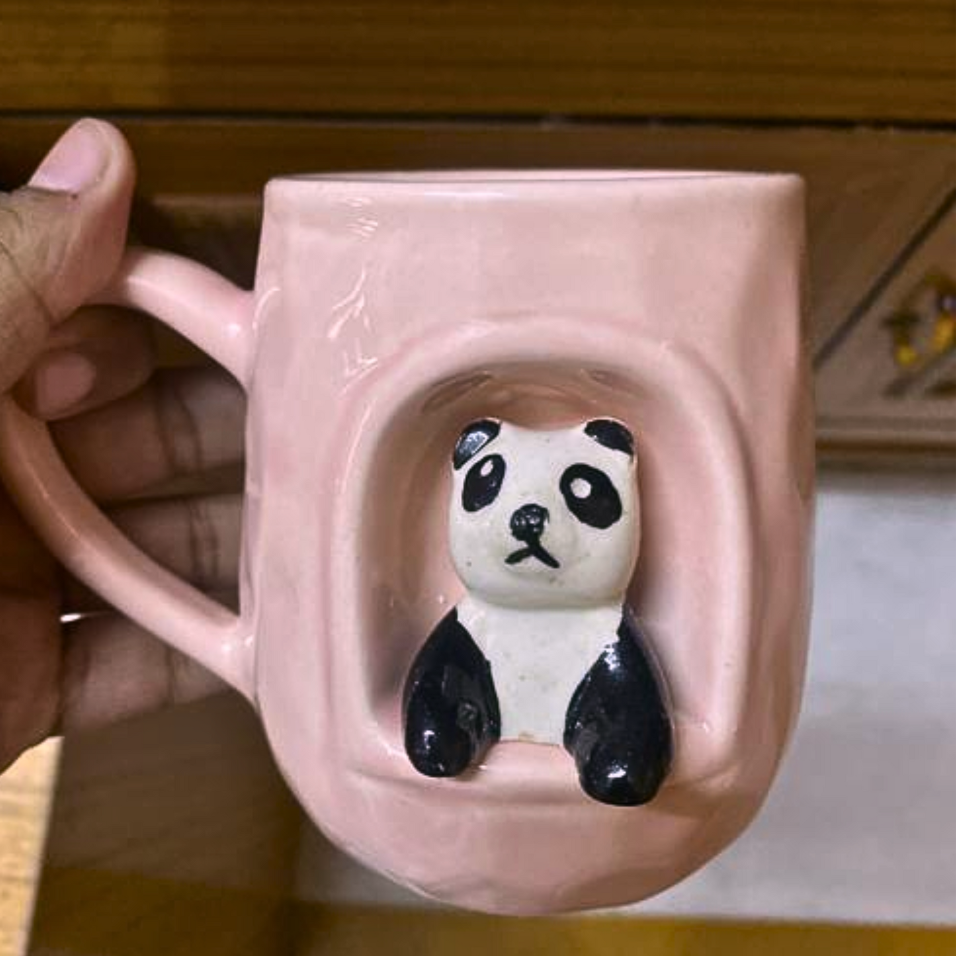 Pink Panda 3D Mug