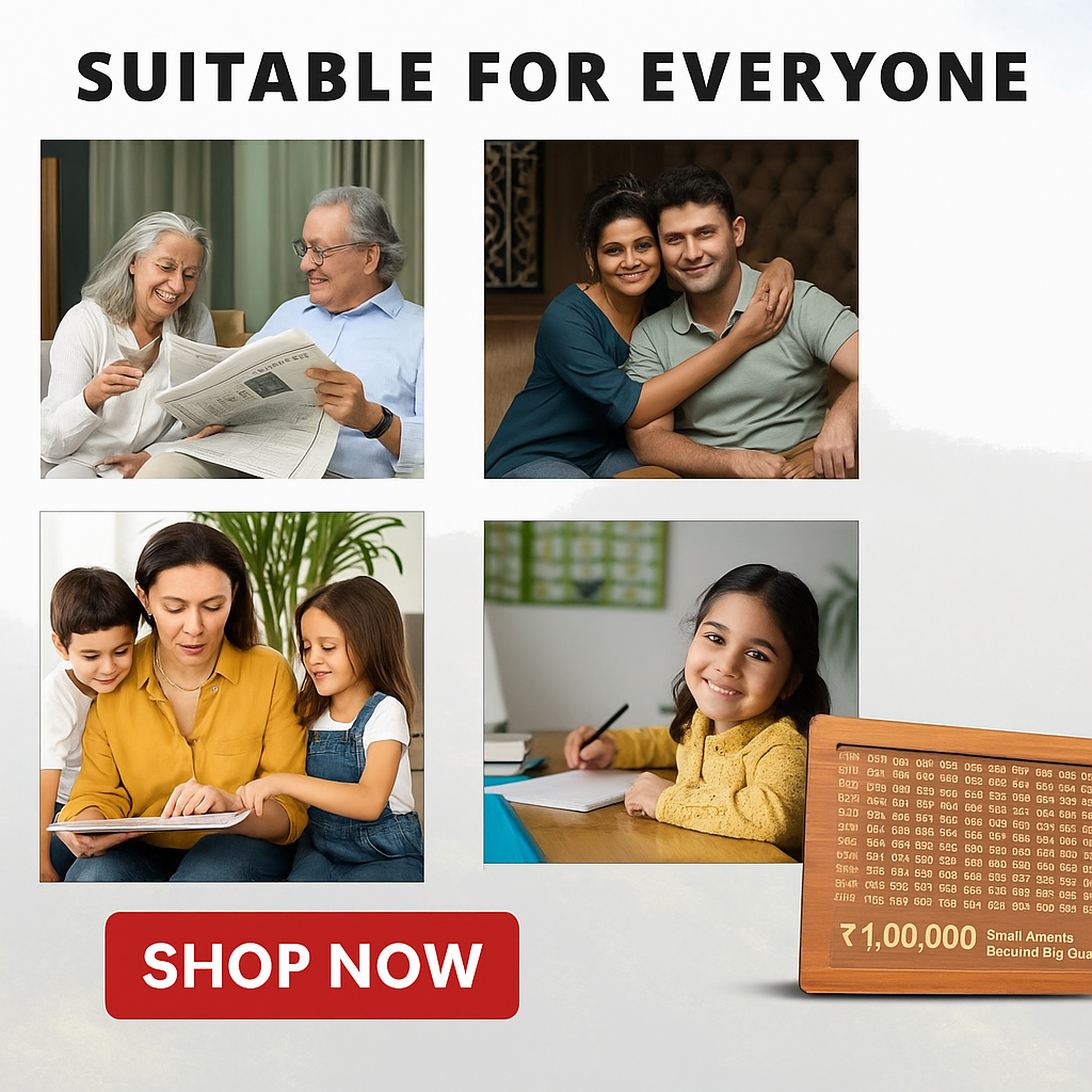 Your Next ₹1 Lakh – Premium Wooden Bank for Smart Saving